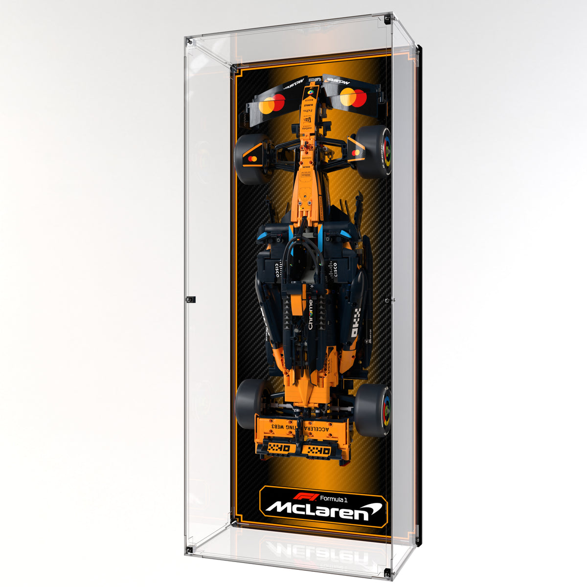 Wall Display Case For LEGO Technics Mclaren Mcl39 F1 Car 42228