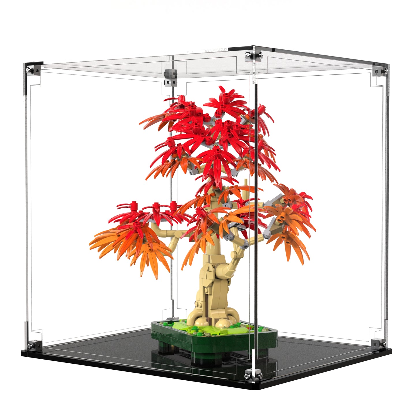 Display Case For LEGO Japanese Red Maple Bonsai Tree 10348