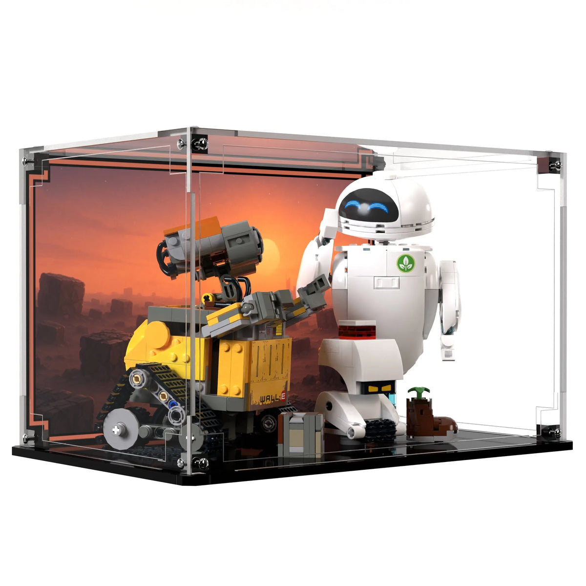 Display Case For LEGO Disney WALL-E and EVE 43279