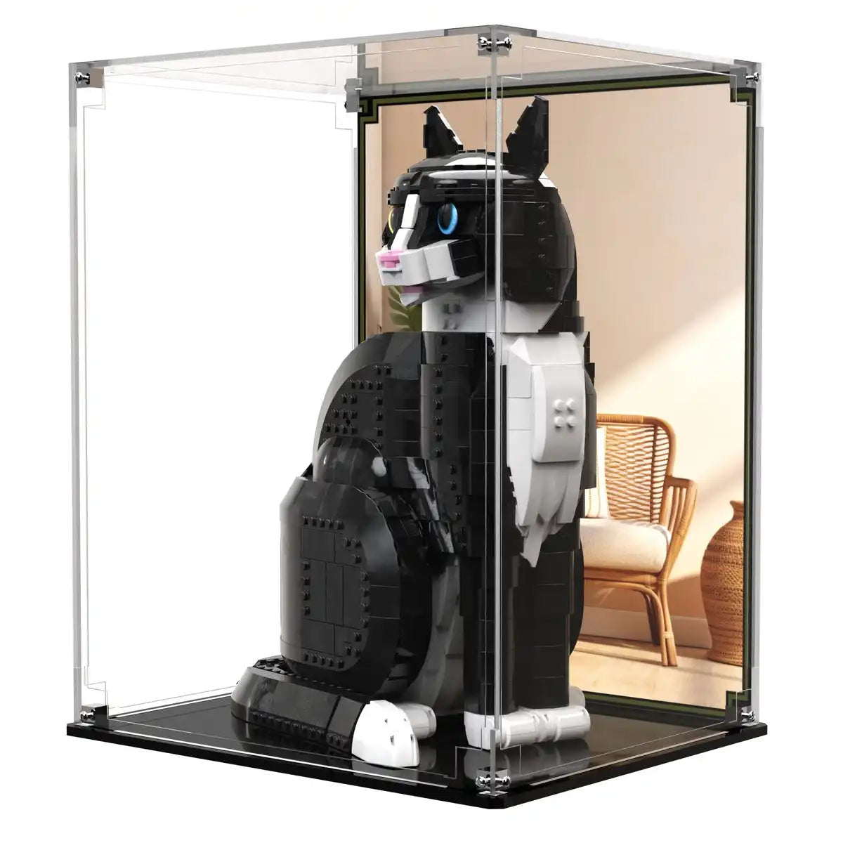 Display Case For LEGO® Ideas Tuxedo Cat 21349