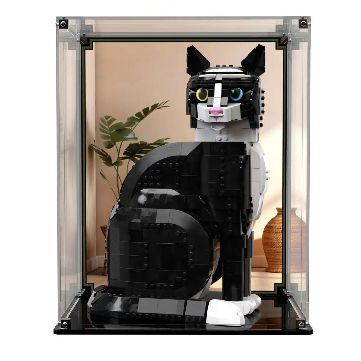 Display Case For LEGO® Ideas Tuxedo Cat 21349