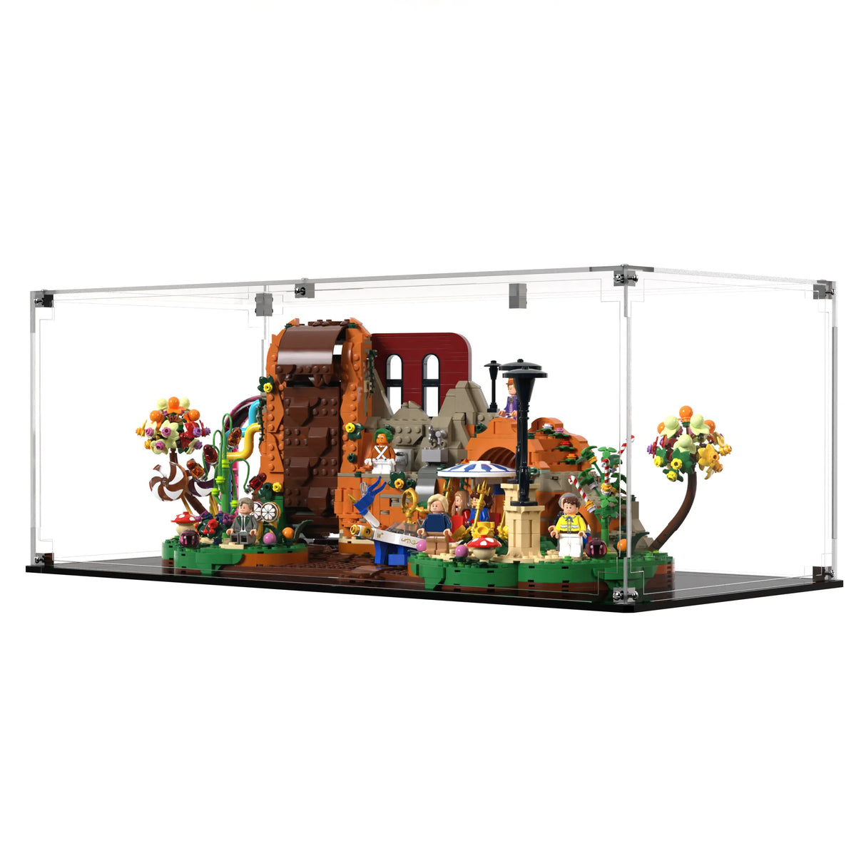 Display Case For LEGO Ideas Willy Wonka & The Chocolate Factory 21360