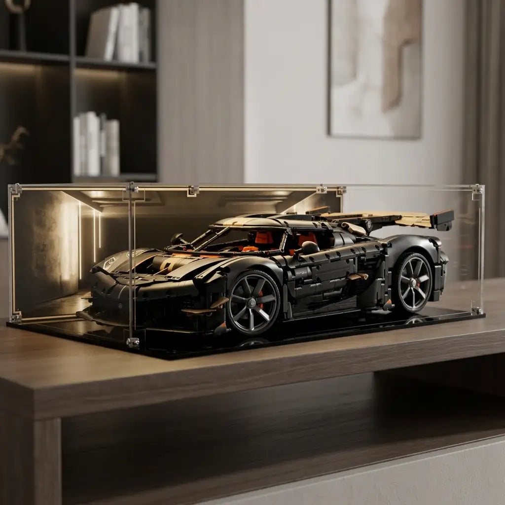 Display Case For LEGO Koenigsegg Sadair's Spear Megacar 42232