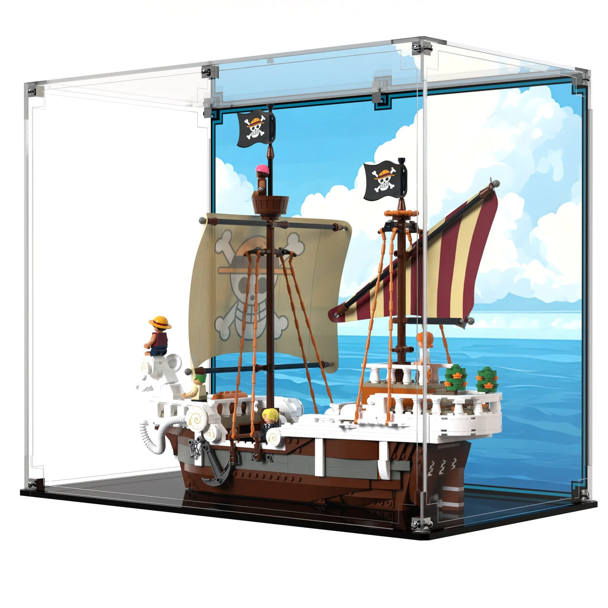 Display Case For LEGO One Piece The Going Merry Pirate Ship 75639