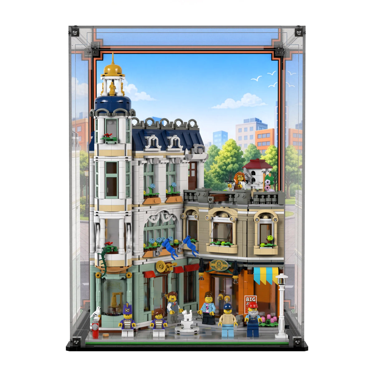Display Case For LEGO Shopping Street 11371