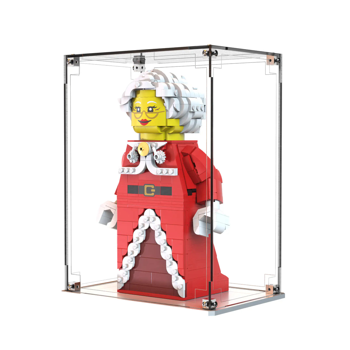 Display Case For LEGO Up-scaled Mrs. Claus Minifigure 40875