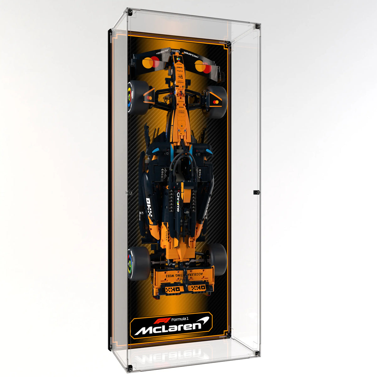Wall Display Case For LEGO Technics Mclaren Mcl39 F1 Car 42228