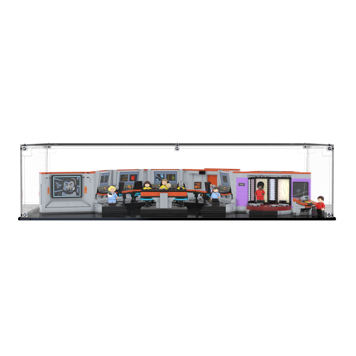 Display Case For LEGO Star Trek: U.s.s. Enterprise Ncc-1701 Bridge 11385 with clear back panel – Brick In It – Photo 1