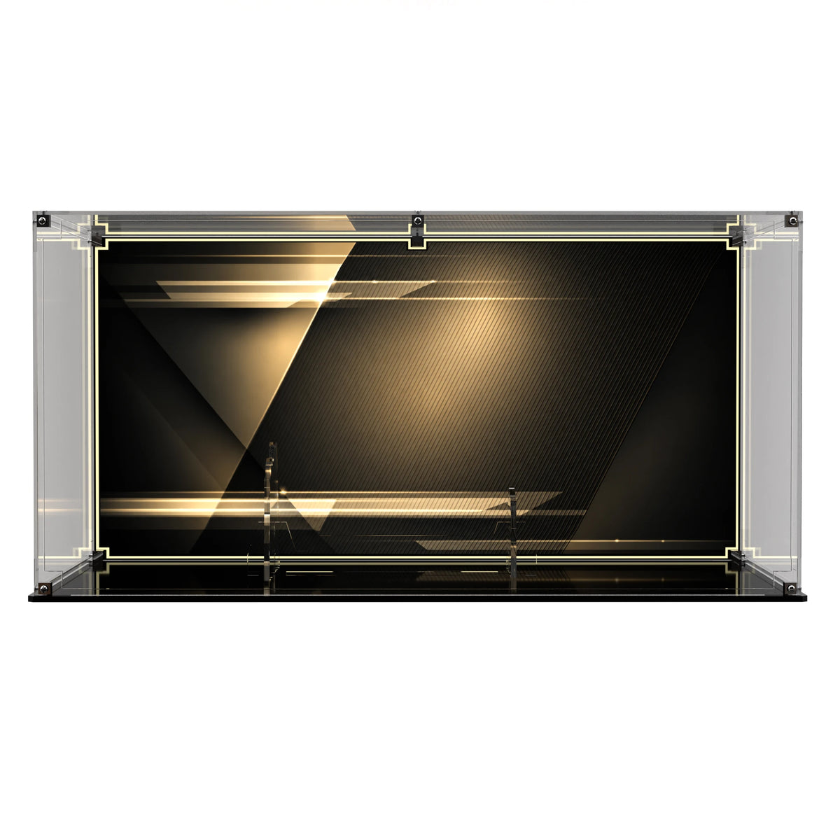 Display Case with Stand For LEGO Koenigsegg Sadair's Spear Megacar 42232 with printed backdrop – Brick In It – Photo 4