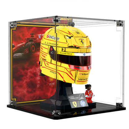 Display Case For LEGO Scuderia Ferrari Hp Lewis Hamilton Helmet 43022
