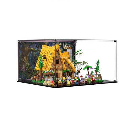 Display Case For LEGO Snow White And The Seven Dwarfs Cottage 43242