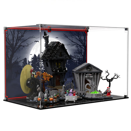 Display Case For LEGO® Ideas Disney Tim Burton's The Nightmare Before Christmas 21351 - Brick In It