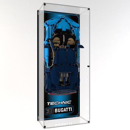 Wall Display Case For LEGO Technic Bugatti Chiron 42083