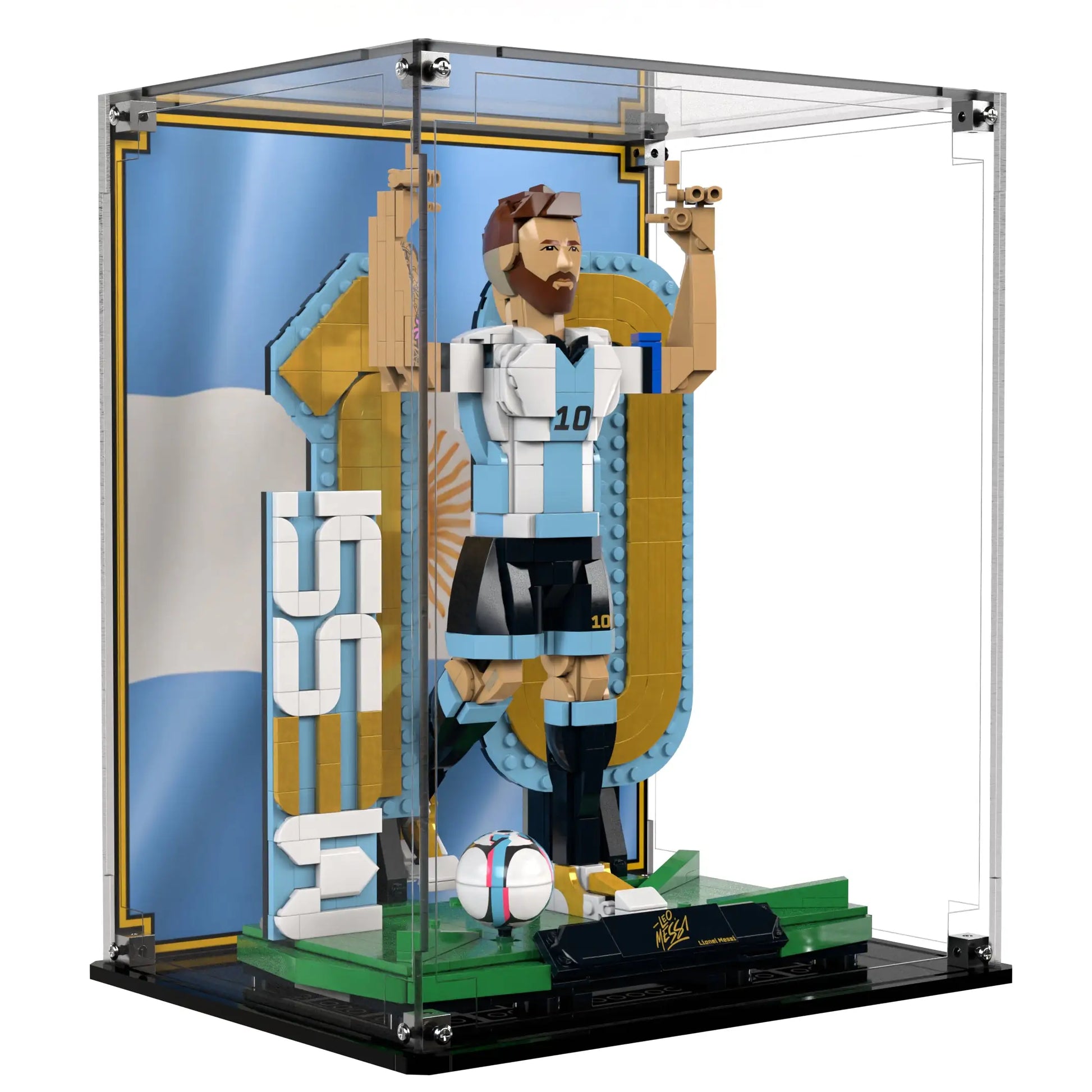 Display Case For LEGO Lionel Messi Football Legend 43015