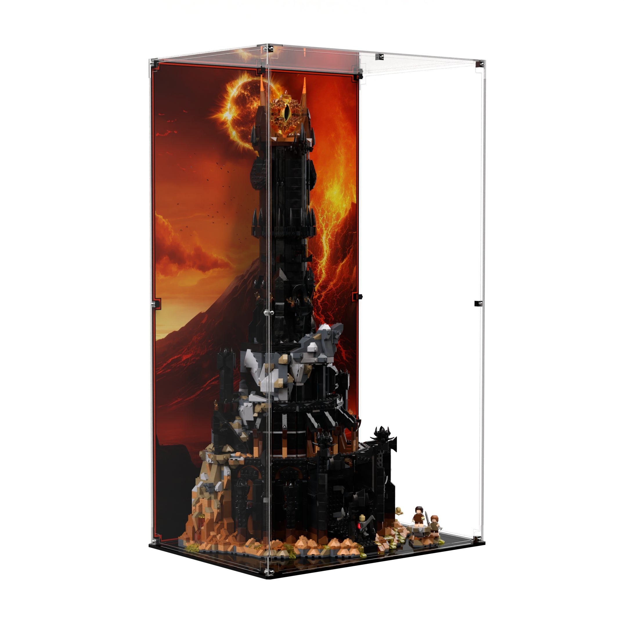 Display Case For LEGO® Icons The Lord of the Rings: Barad-dûr 10333 - Brick In It