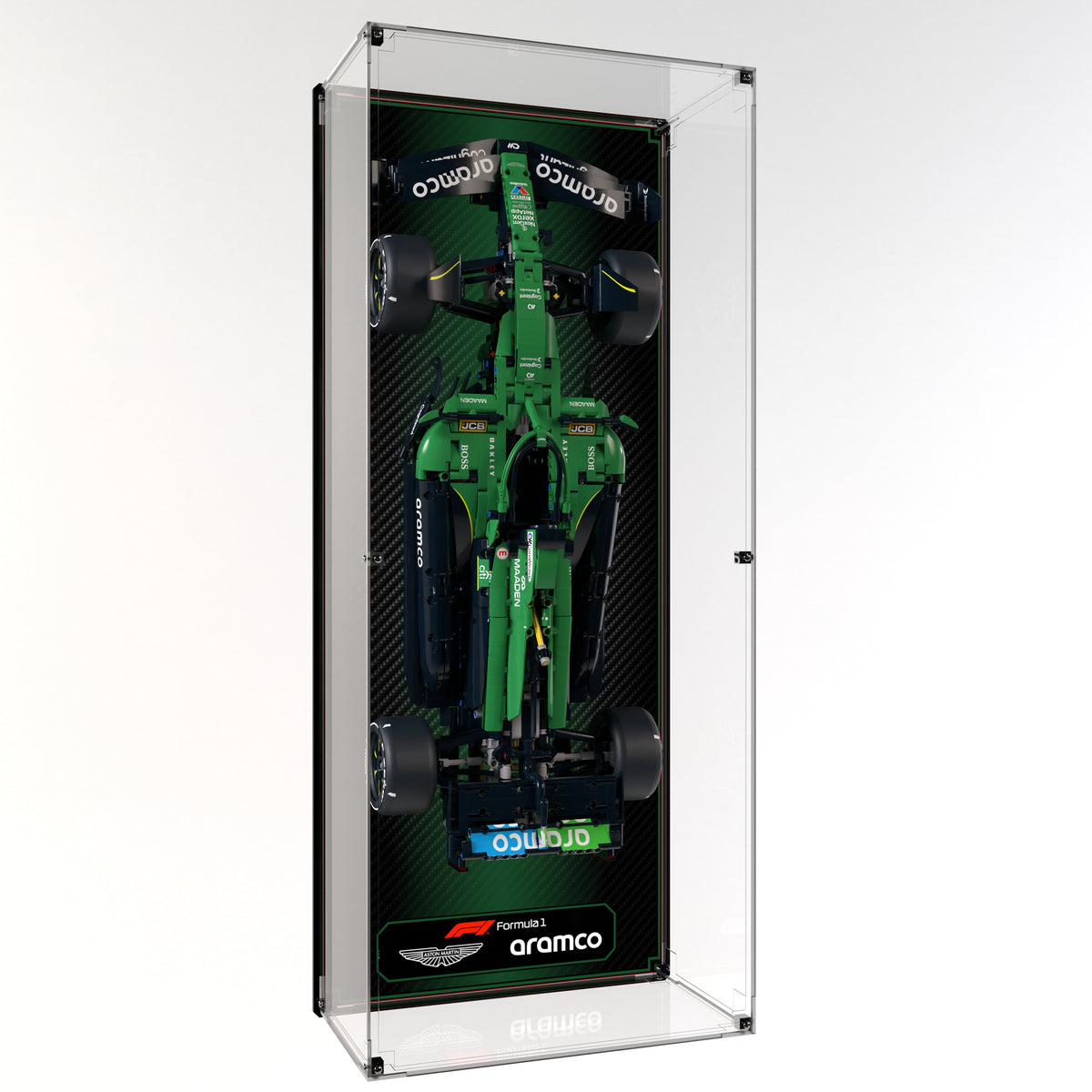 Wall Display Case For LEGO Aston Martin Aramco AMR25 F1 Car 42240