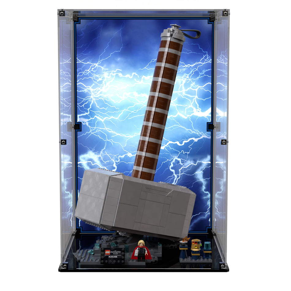 Display Case For LEGO® Marvel Thor's Hammer 76209