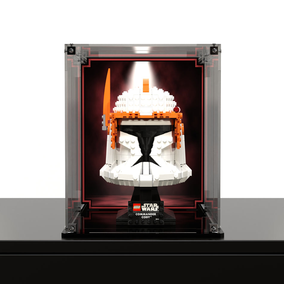 Display Case For LEGO® Star Wars™ Clone Commander Cody™ Helmet 75350