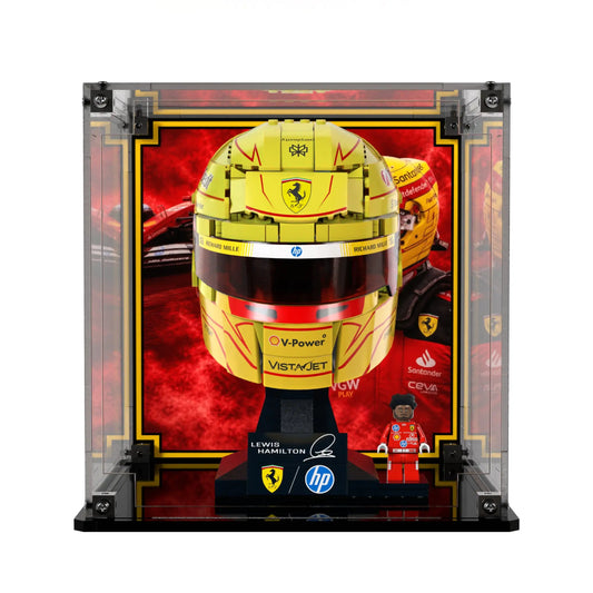 Display Case For LEGO Scuderia Ferrari Hp Lewis Hamilton Helmet 43022
