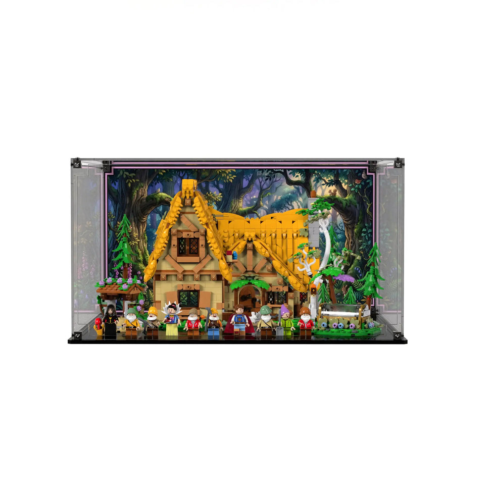 Display Case For LEGO Snow White And The Seven Dwarfs Cottage 43242