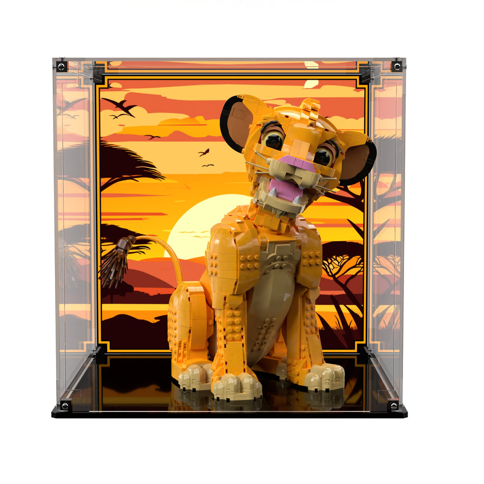 Display Case For LEGO® Disney Young Simba the Lion King 43247