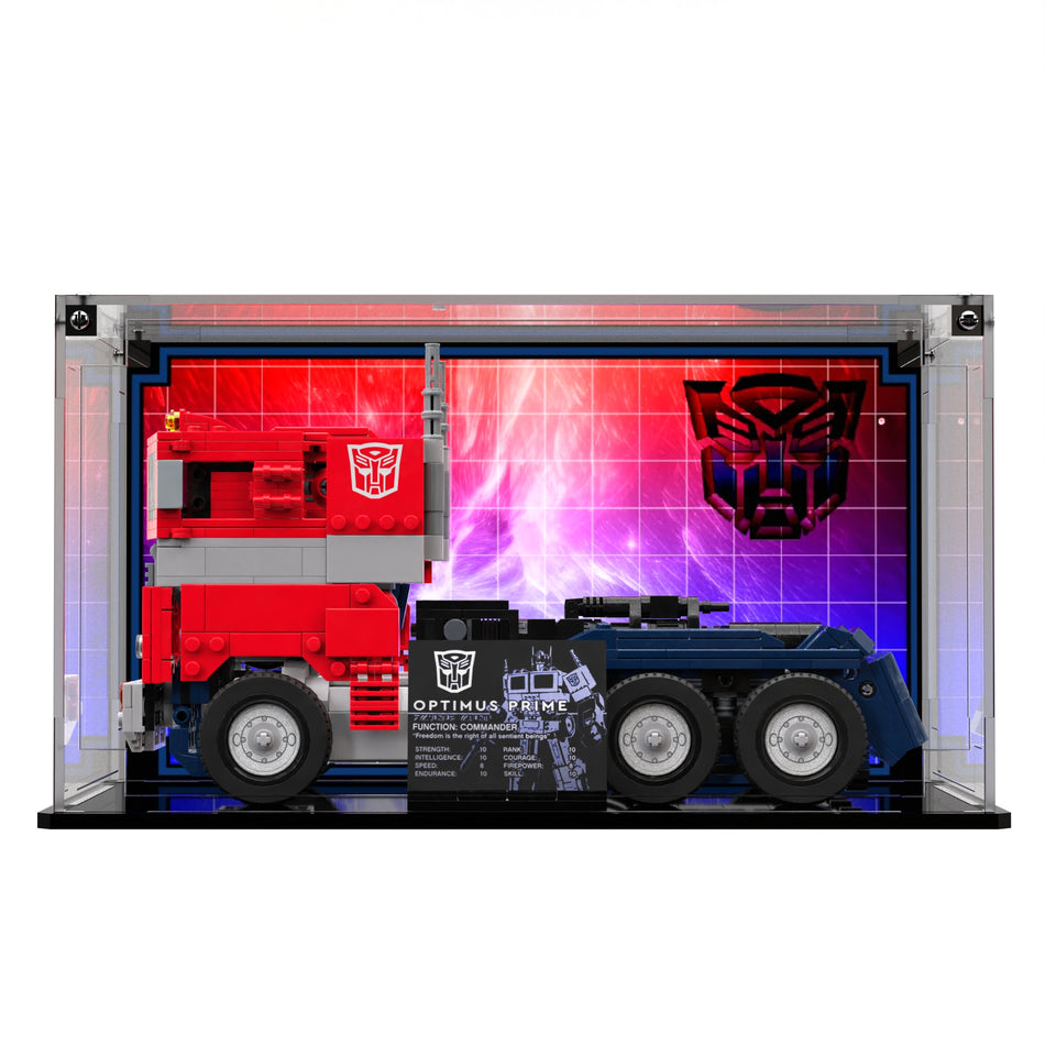 Display Case For LEGO® Icons Optimus Prime 10302
