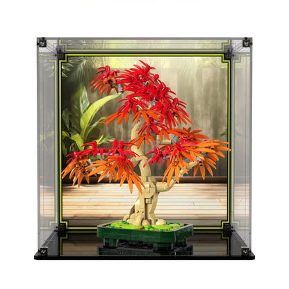Display Case For LEGO Japanese Red Maple Bonsai Tree 10348