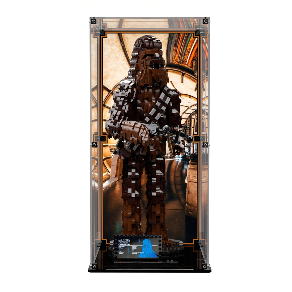 Display Case For LEGO® Star Wars Chewbacca 75371 - Brick In It