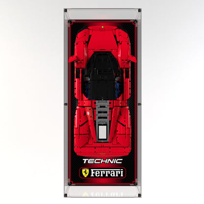 Wall Display Case For LEGO Technic Ferrari Daytona SP3 42143