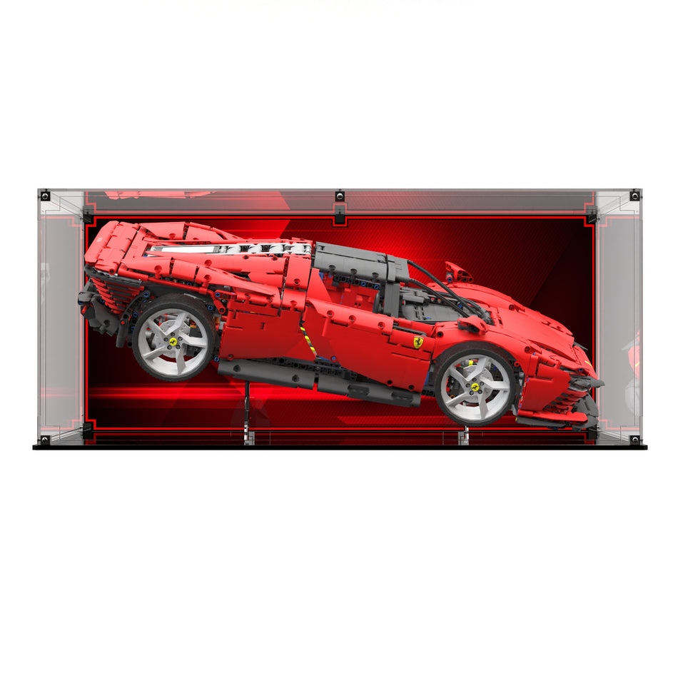 Display Case and Stand For LEGO® Technics Ferrari Daytona SP3 42143