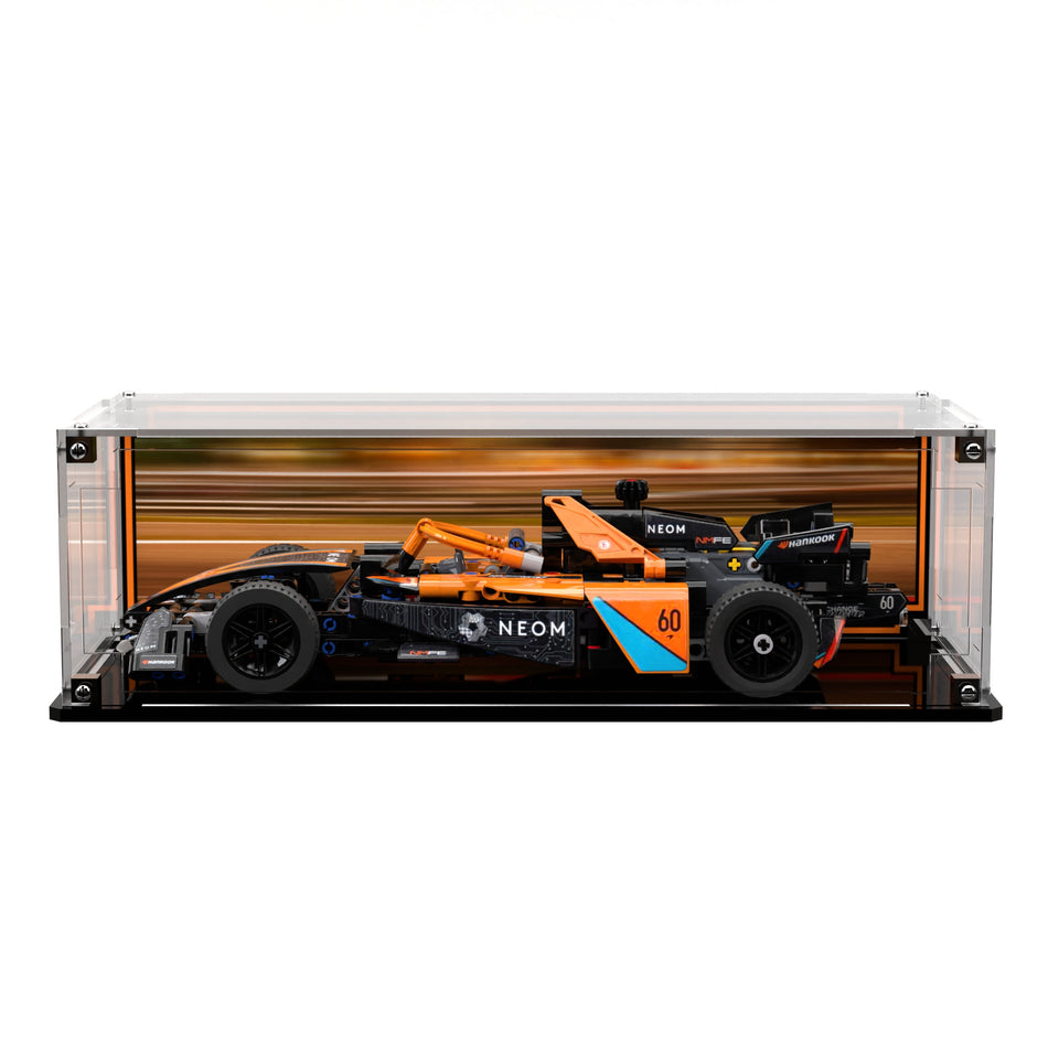 Display Case For LEGO® Technic NEOM McLaren Formula E Race Car 42169