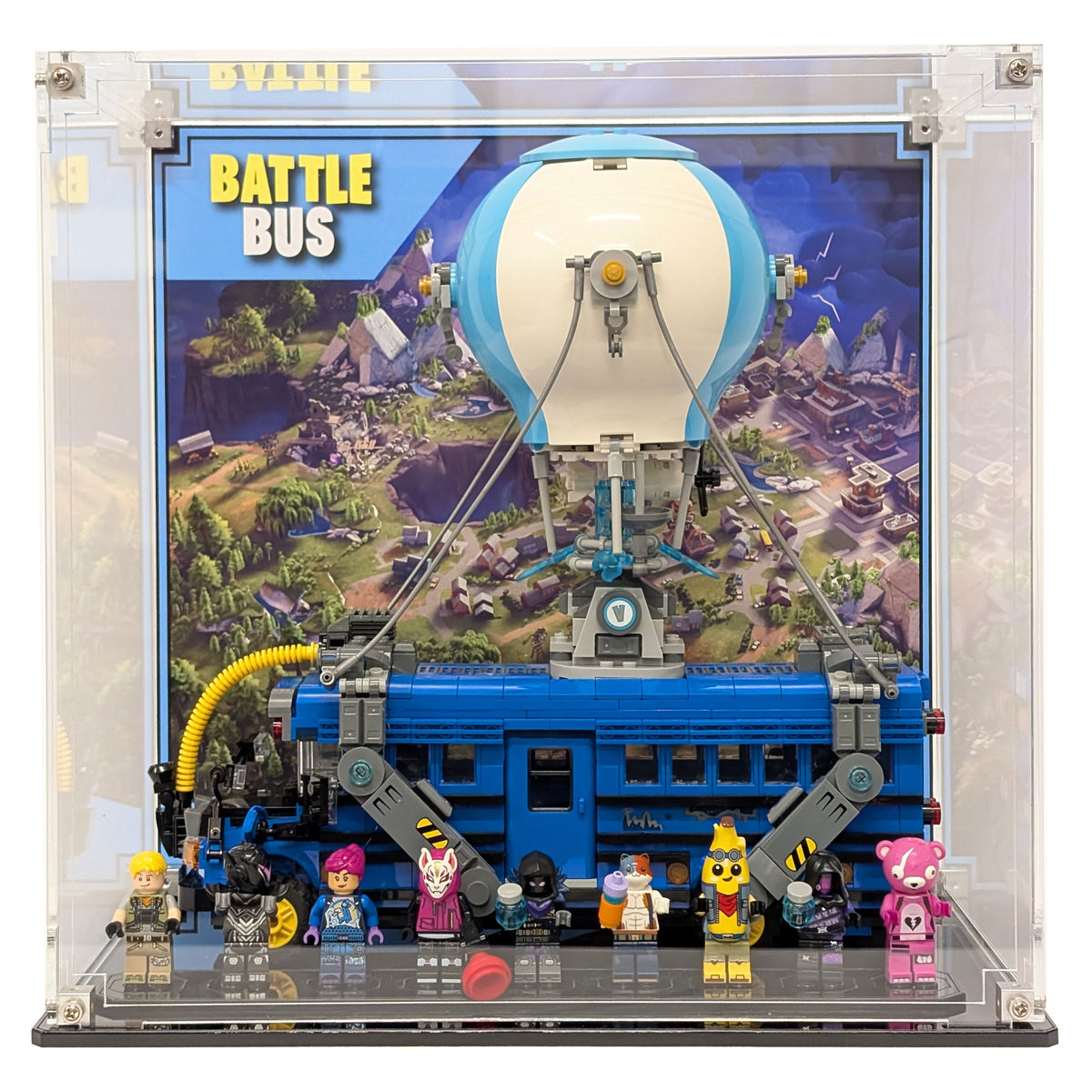 Display Case For LEGO® Fortnite Battle Bus 77073 - Brick In It