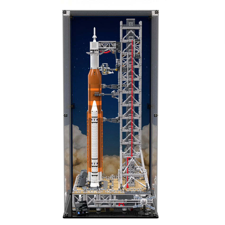 Display Case for LEGO® Icons NASA Artemis Space Launch System 10341