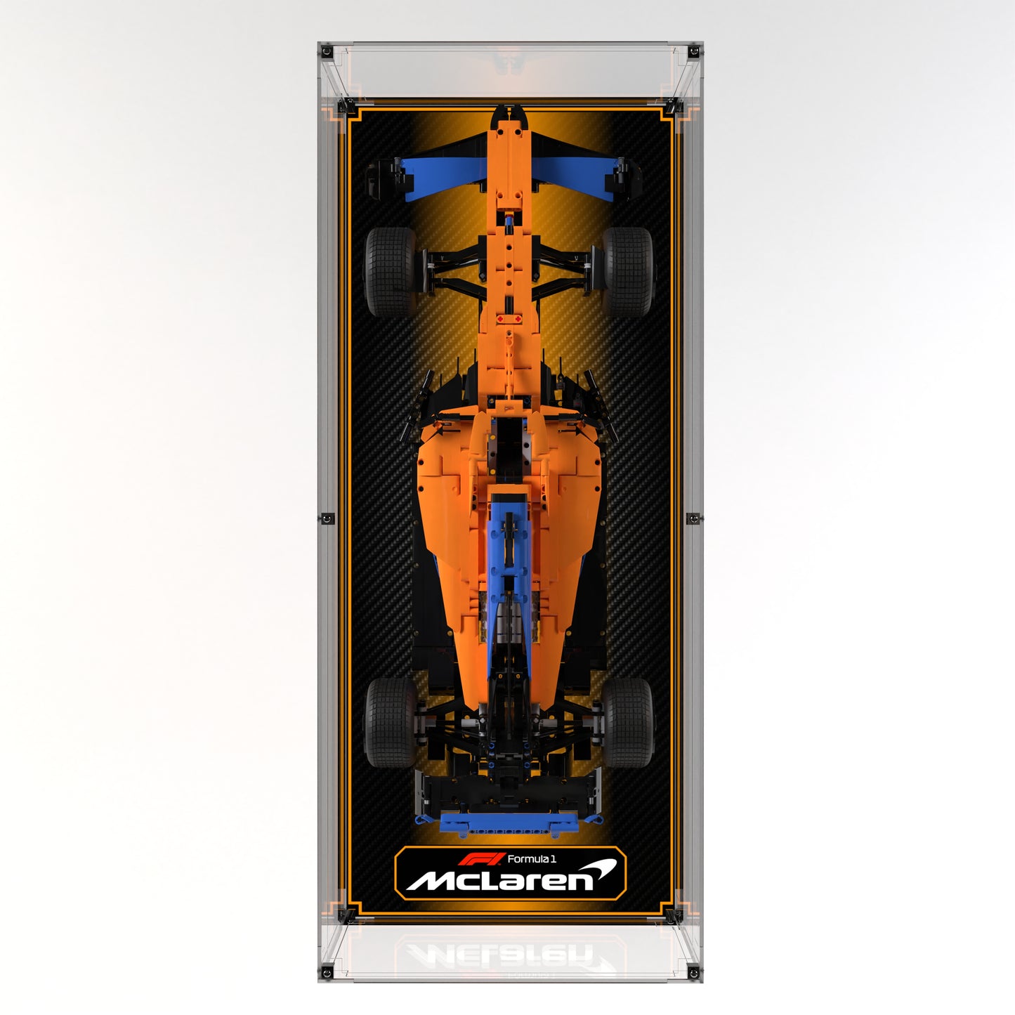 Wall Display Case For LEGO Technic McLaren Formula 1 Race Car 42141