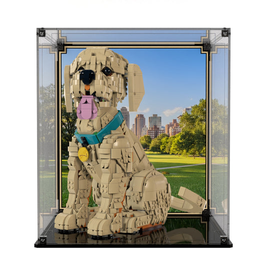 Display Case For LEGO Golden Retriever Puppy 11384