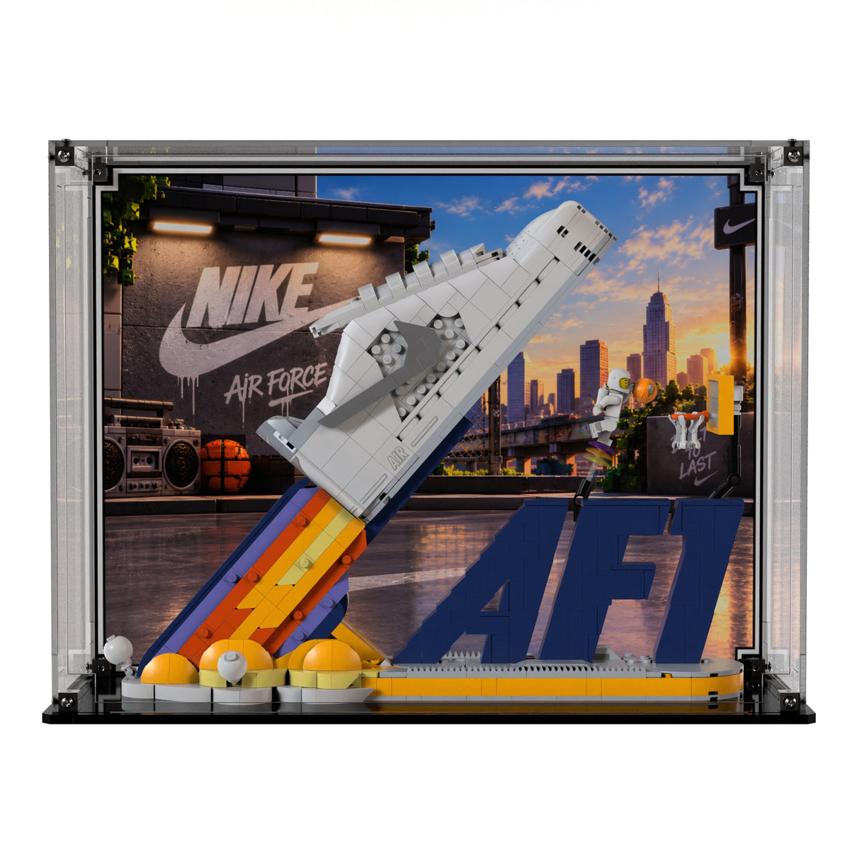 Display Case For LEGO Nike Air Force 1 X 43026