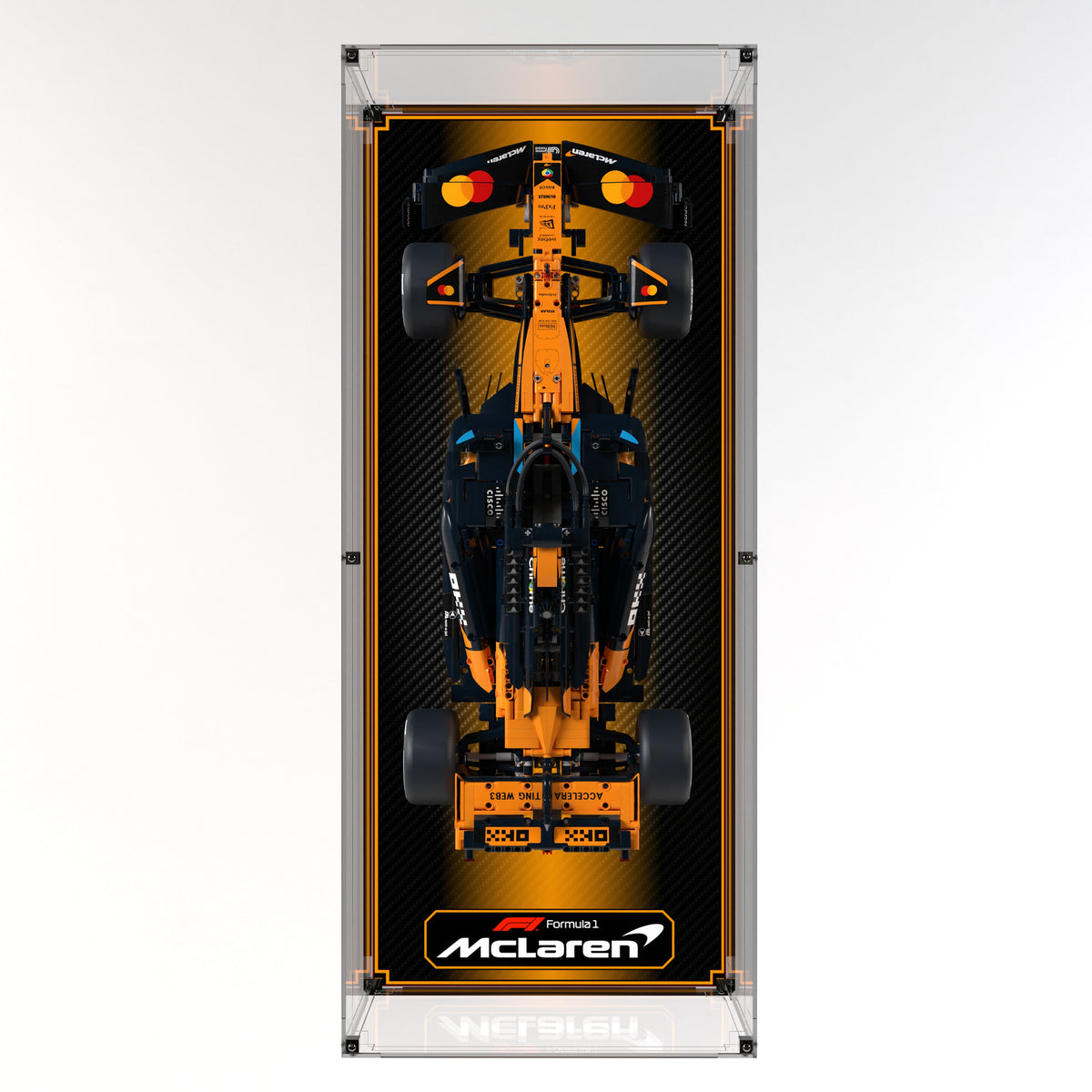 Wall Display Case For LEGO Technics Mclaren Mcl39 F1 Car 42228