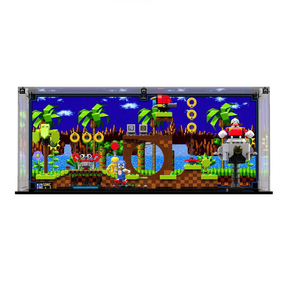 Display Case For LEGO® Ideas Sonic the Hedgehog™ – Green Hill Zone 21331