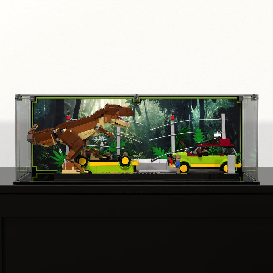 Display Case For LEGO® Jurassic Park T. Rex Breakout 76956