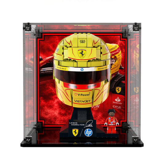 Display Case For LEGO Scuderia Ferrari Hp Lewis Hamilton Helmet 43022