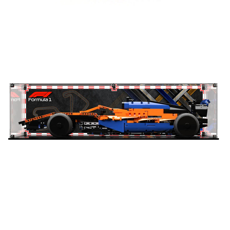 Display Case For LEGO McLaren Formula 1 F1 Race 42141