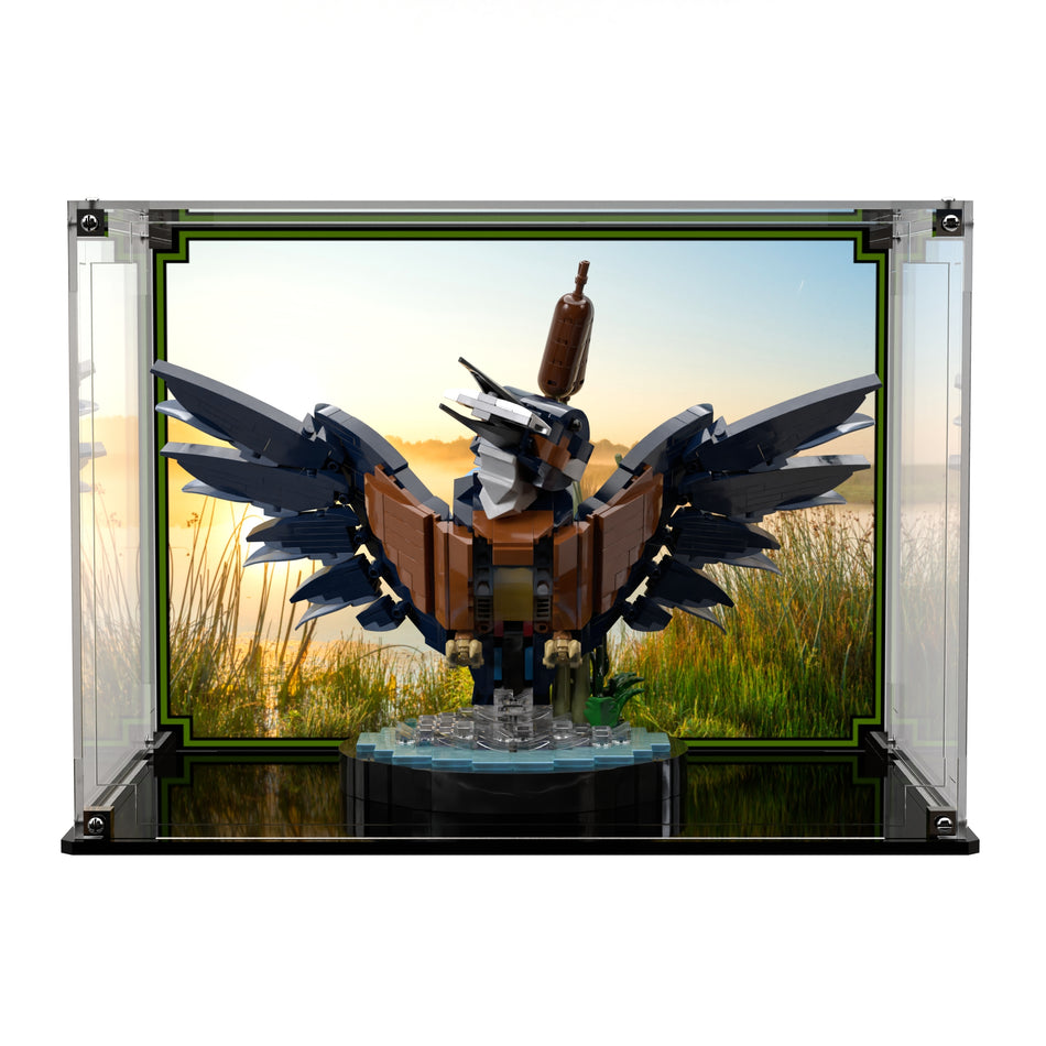 Display Case For LEGO® Icons Kingfisher Bird 10331