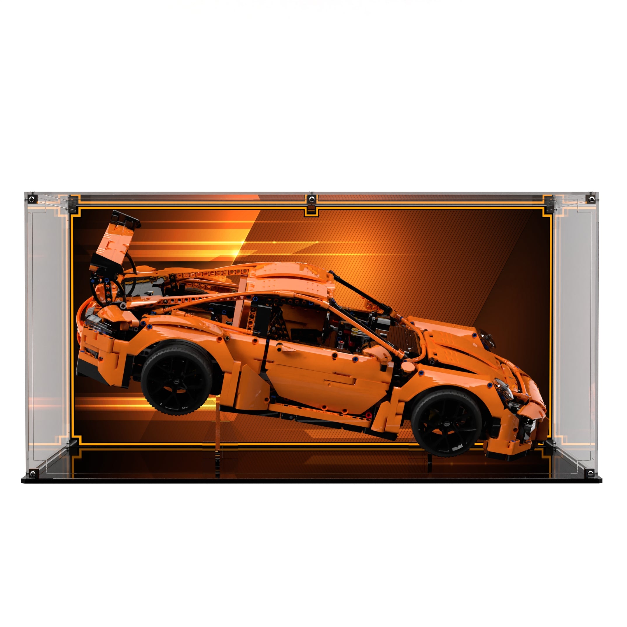 Display Case for LEGO Technics Porsche 911 GT3 RS 42056 Brick In It