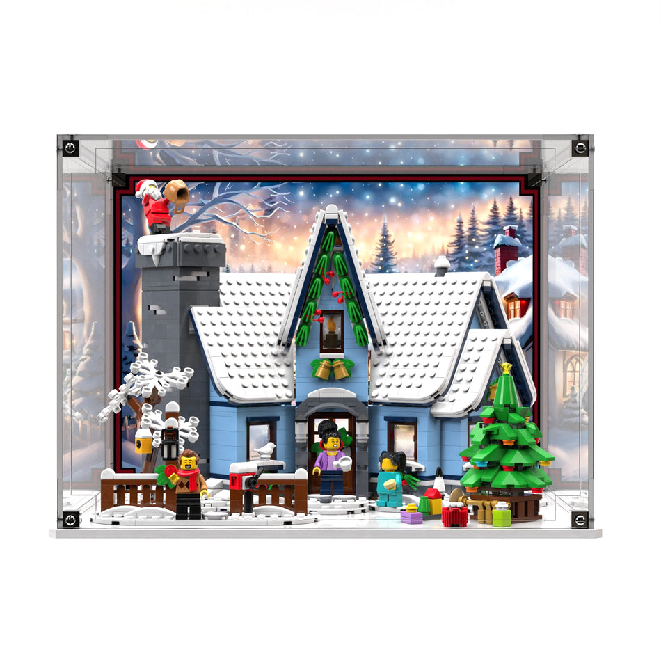 Display Case For LEGO® Icons Santa’s Visit 10293