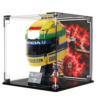 Display Case For LEGO Ayrton Senna Helmet 43024