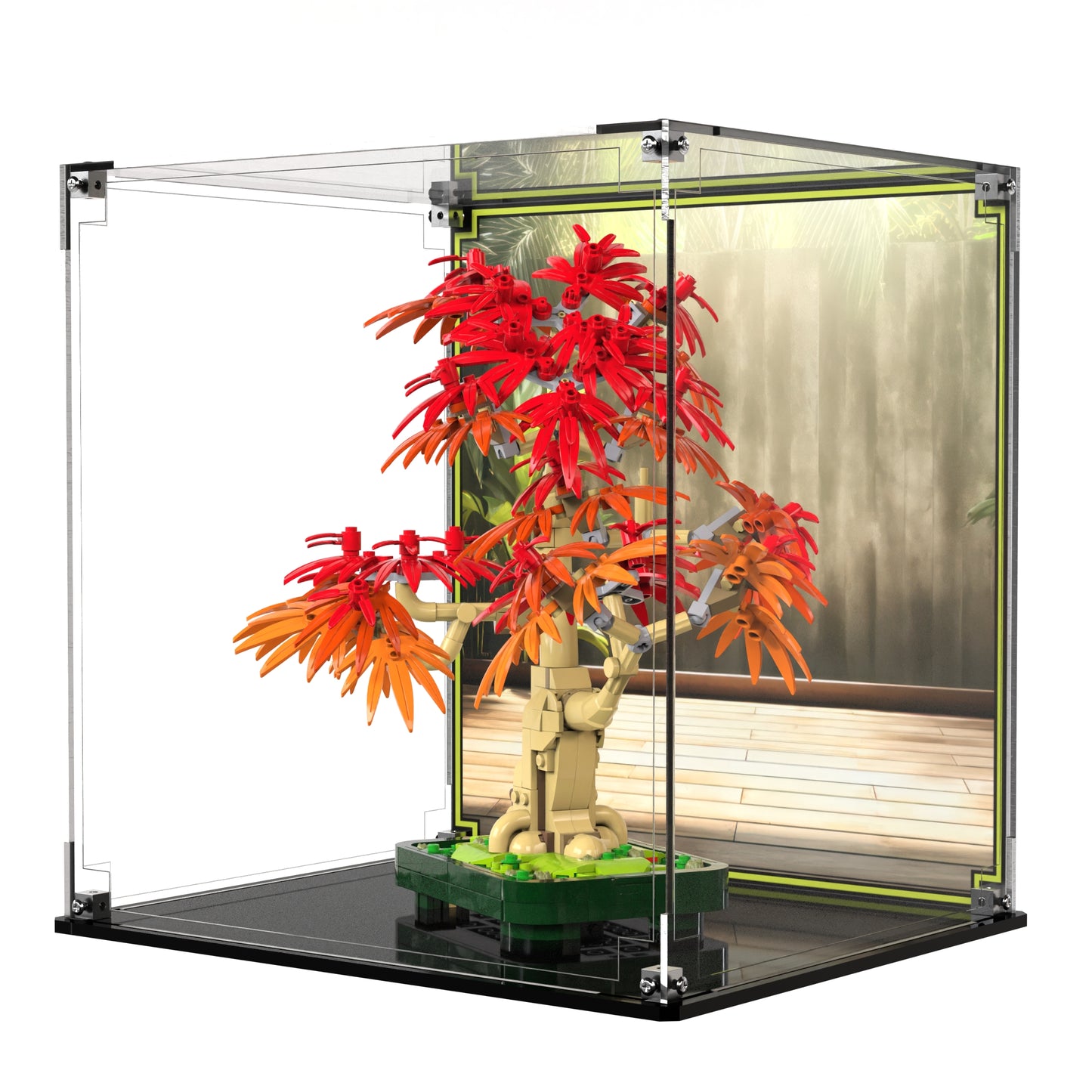 Display Case For LEGO Japanese Red Maple Bonsai Tree 10348