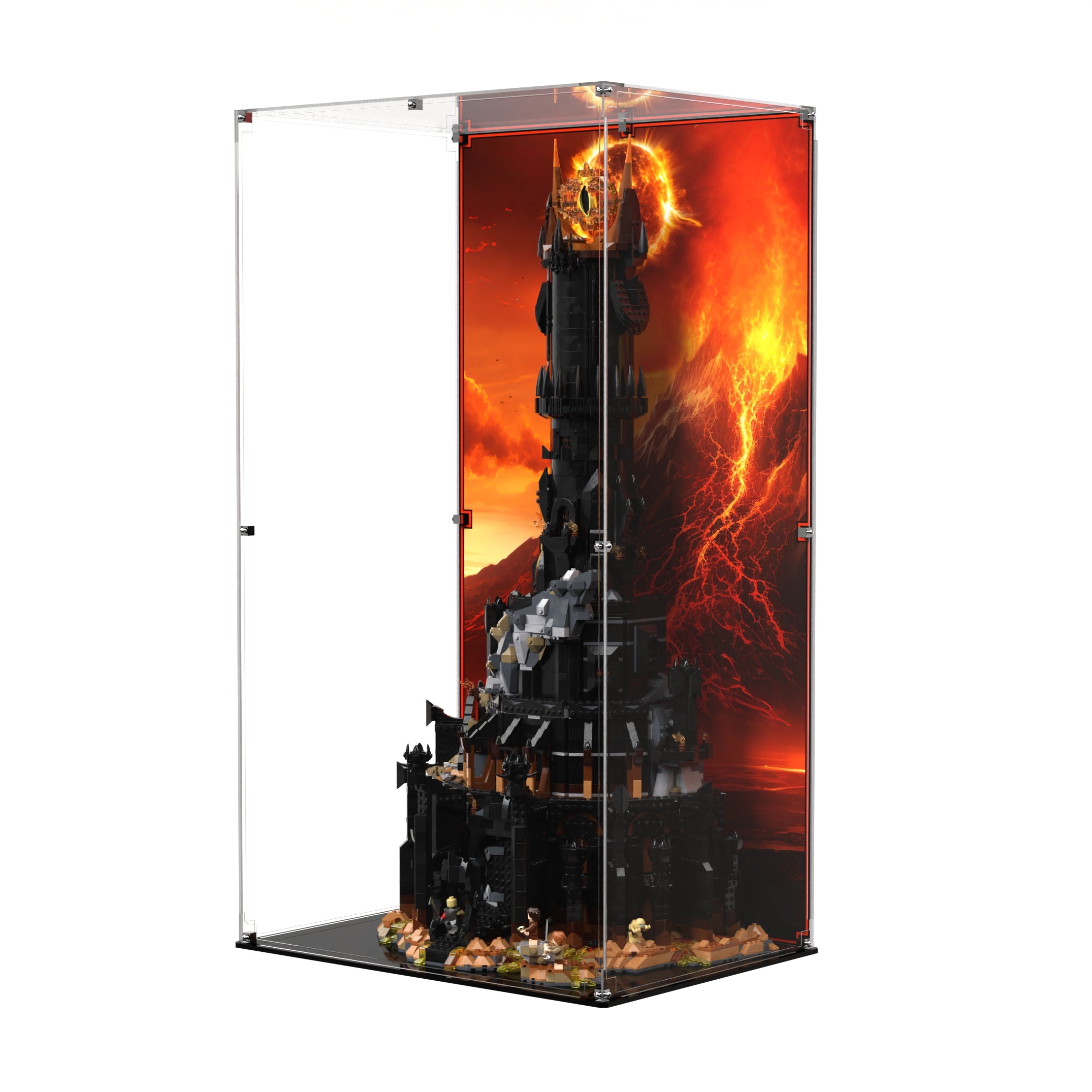 Display Case For LEGO® Icons The Lord of the Rings: Barad-dûr 10333 - Brick In It