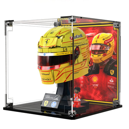 Display Case For LEGO Scuderia Ferrari Hp Lewis Hamilton Helmet 43022