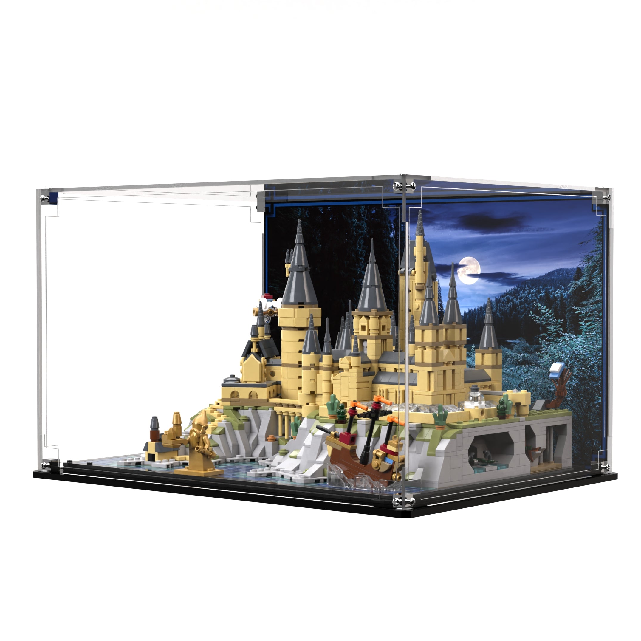 Hogwarts castle display sales case