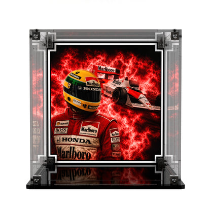 Display Case For LEGO Ayrton Senna Helmet 43024